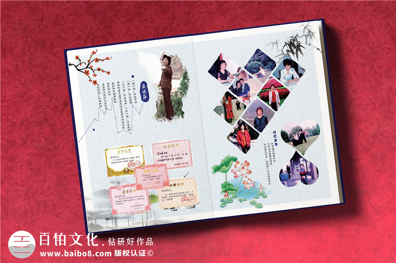 給單位退休員工設計相冊,全體退休人員紀念相冊統一編輯怎么做