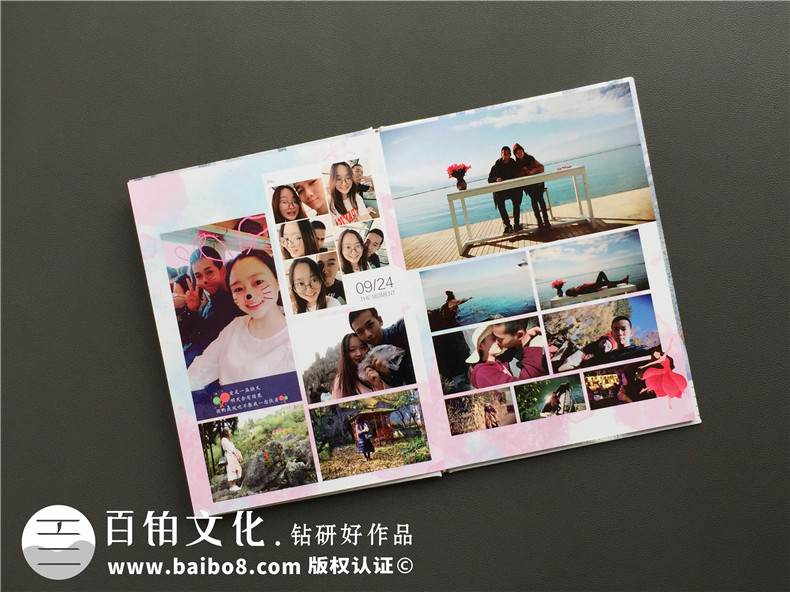 戀愛(ài)3周年紀念日制作一本男女朋友情侶相愛(ài)的照片書(shū)相冊-內容唯美!