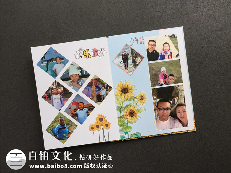 十八歲成人禮相冊制作模板-給18歲男孩定制成長(cháng)記錄相片集紀念手冊