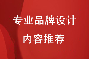 專(zhuān)業(yè)品牌設計內容推薦