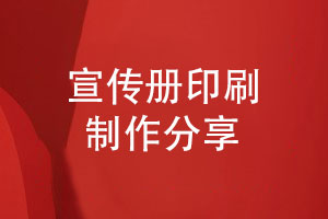 源頭印刷廠(chǎng)-一本宣傳冊定制設計專(zhuān)版印刷